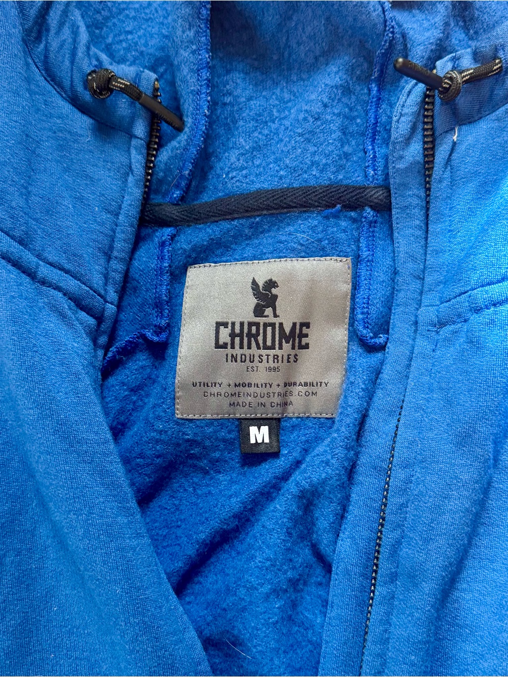 Chrome Industries 100% Merino Small Zip-Up Hoodie — image 3 of 4